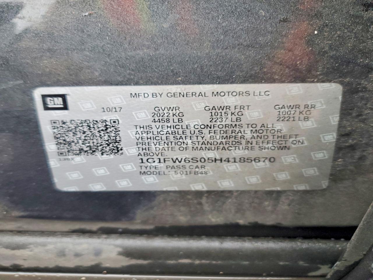 2017 CHEVROLET Bolt EV