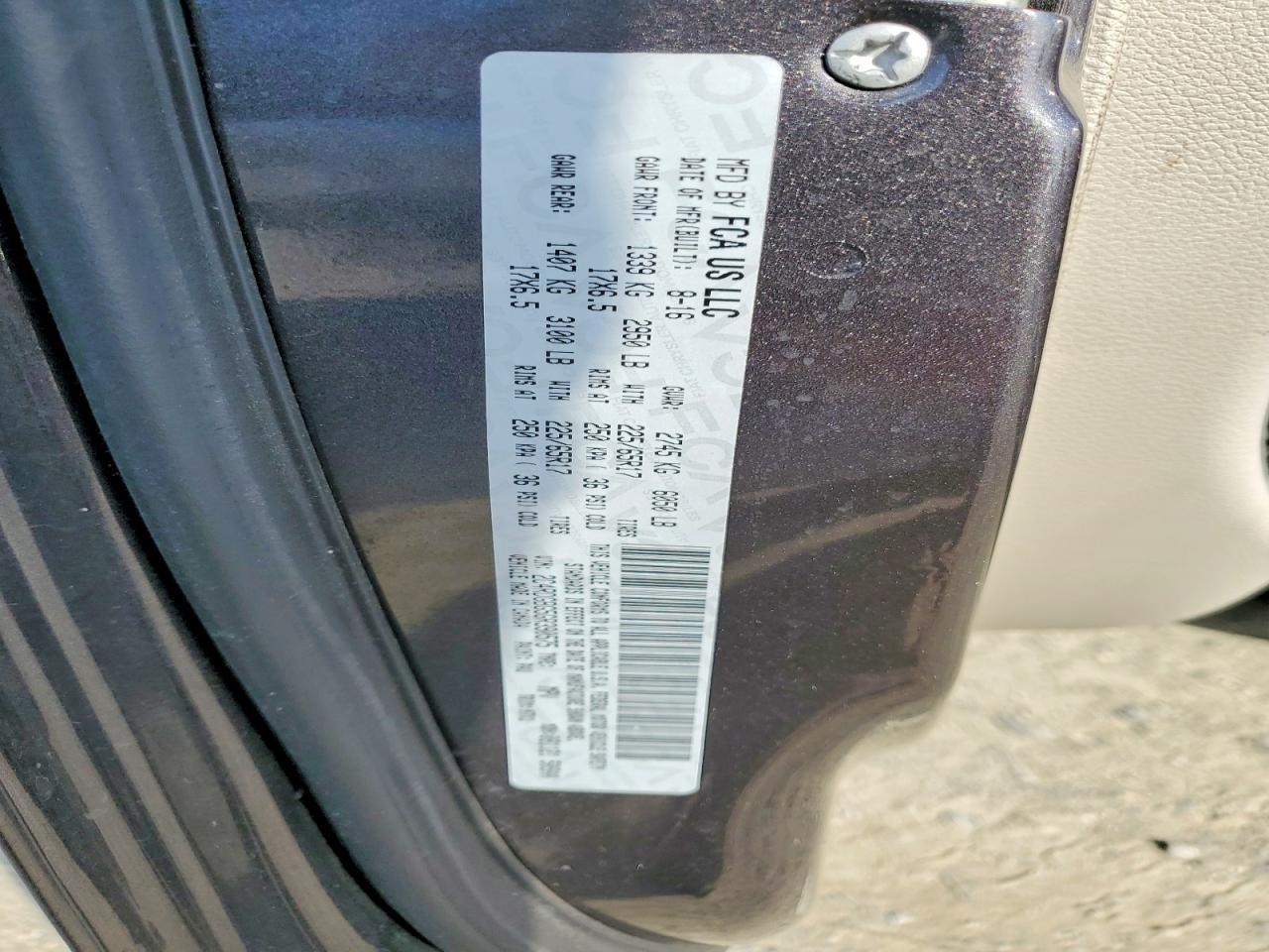 2016 DODGE GRAND CARAVAN