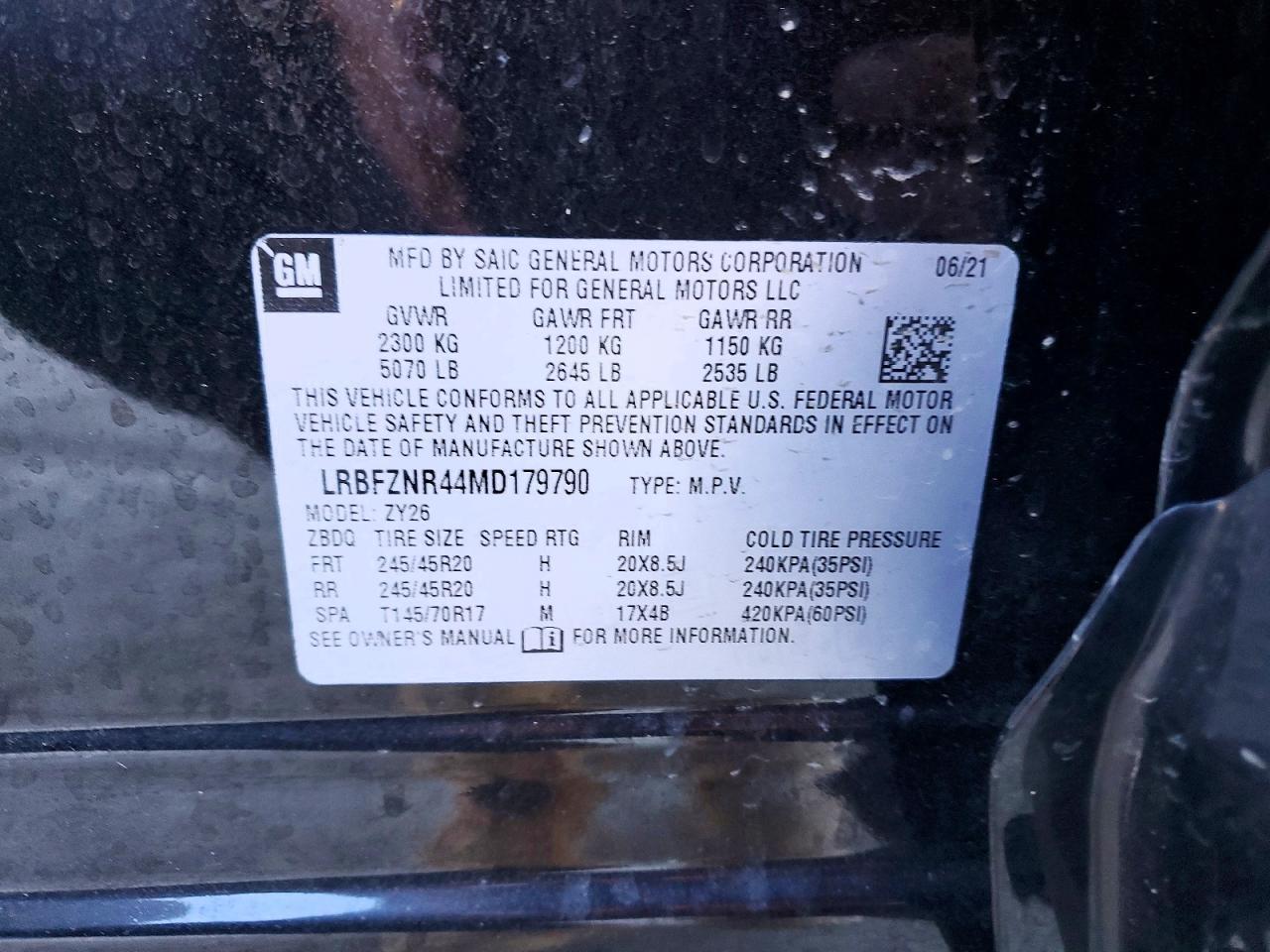 2021 BUICK Envision