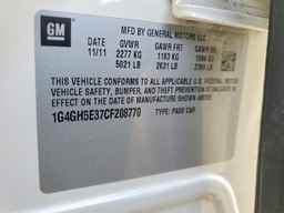 2012 BUICK LACROSSE