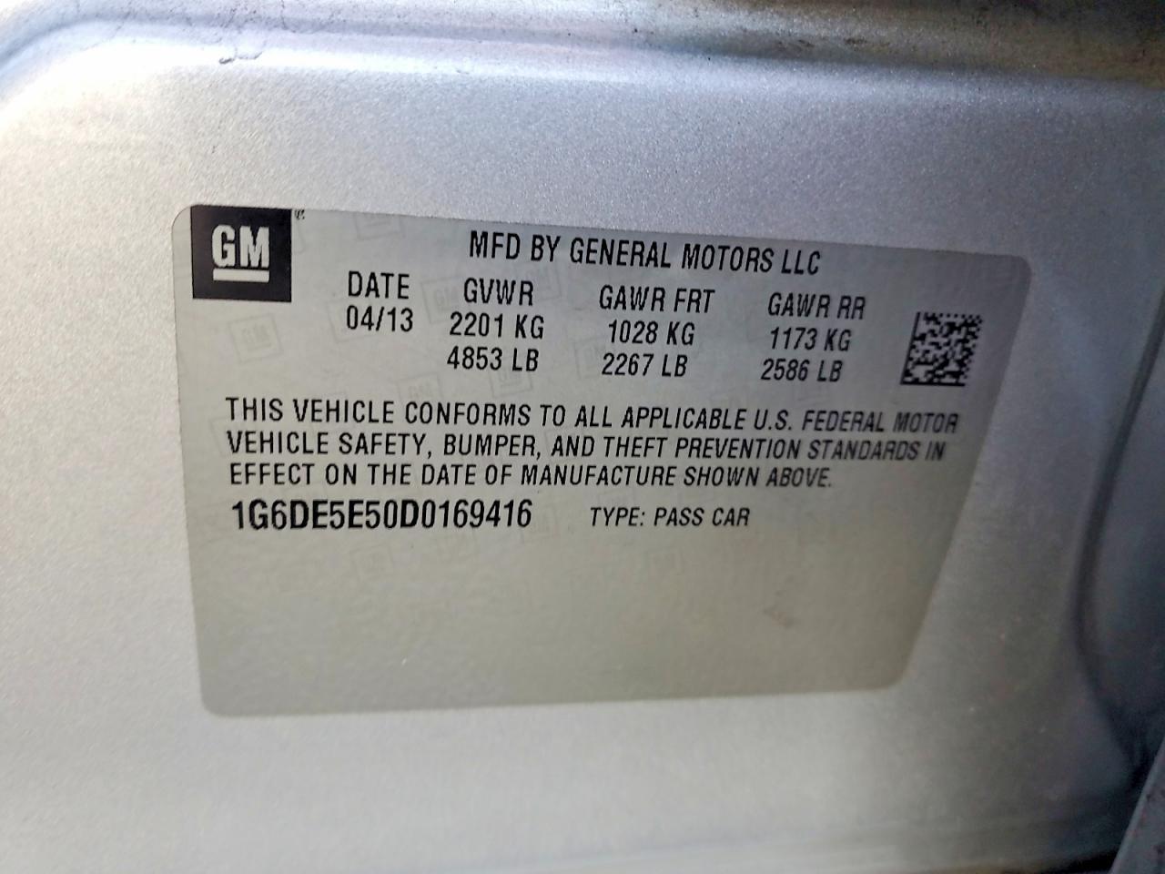 2013 CADILLAC CTS