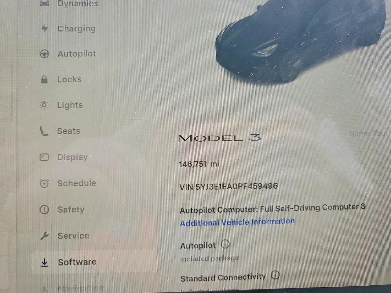 2023 TESLA MODEL 3