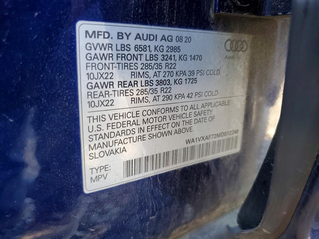2021 AUDI Q7