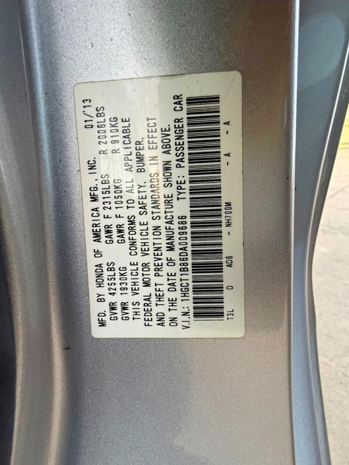 2013 HONDA ACCORD