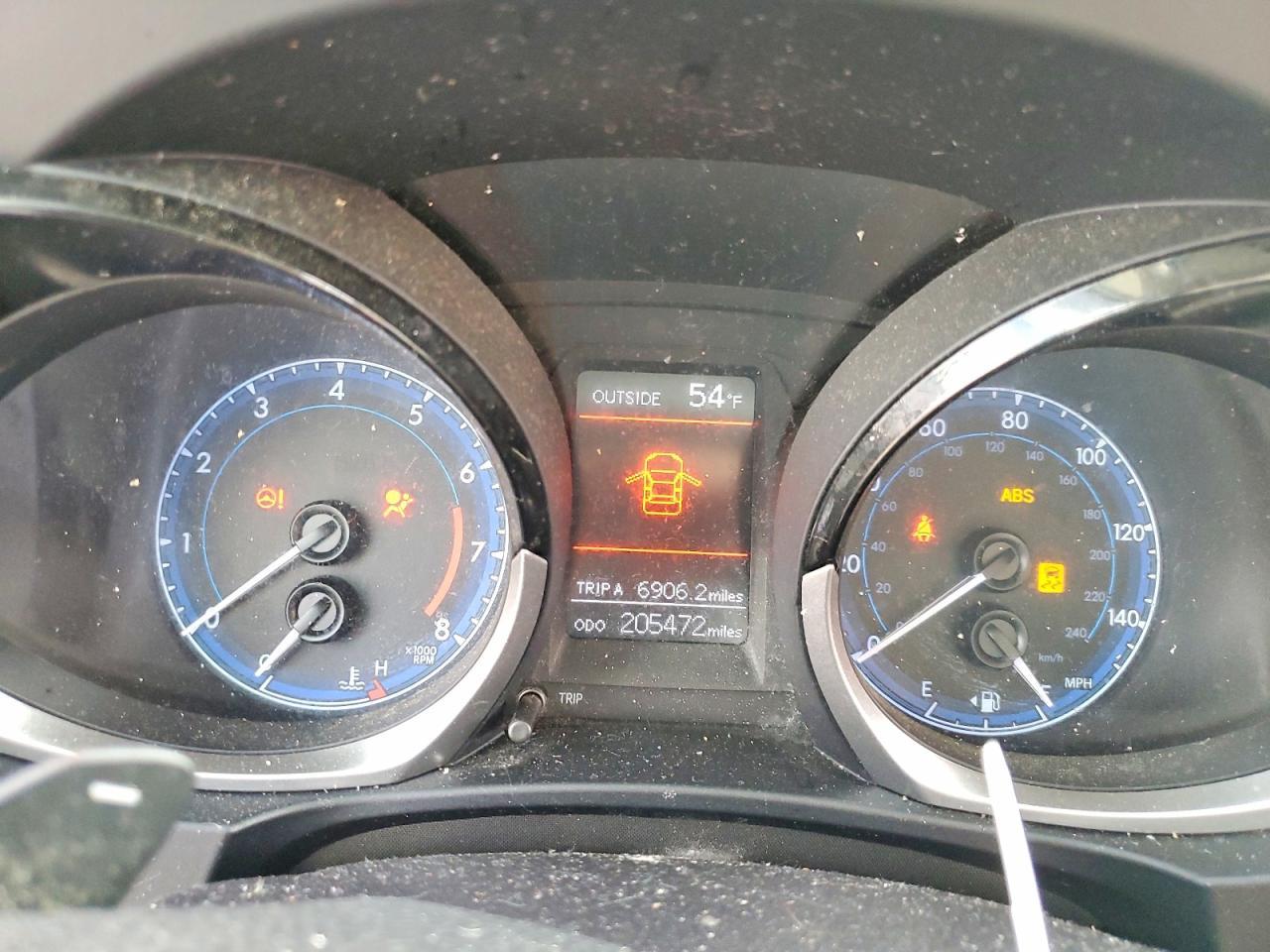 2016 TOYOTA COROLLA