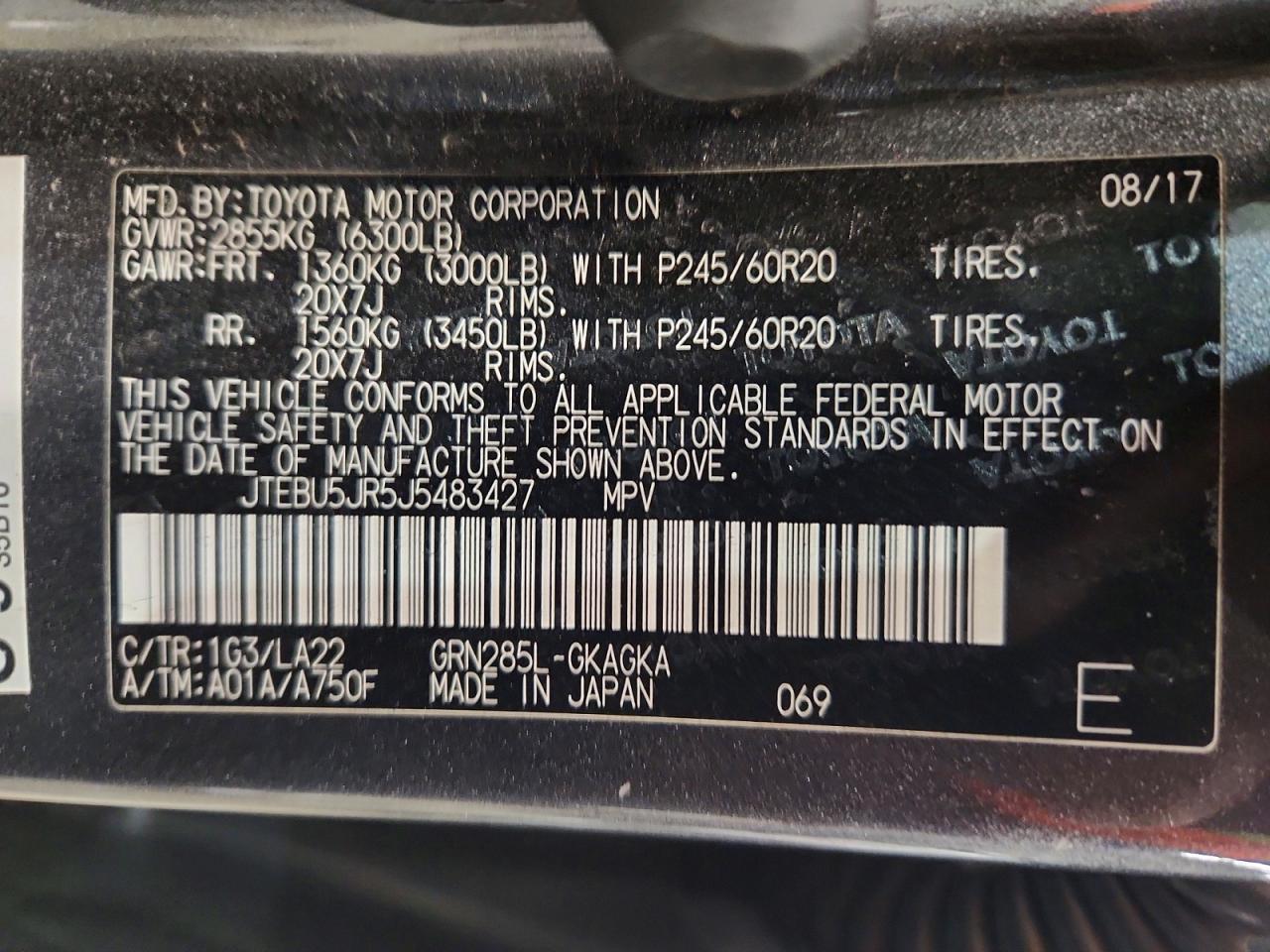 2018 TOYOTA 4Runner