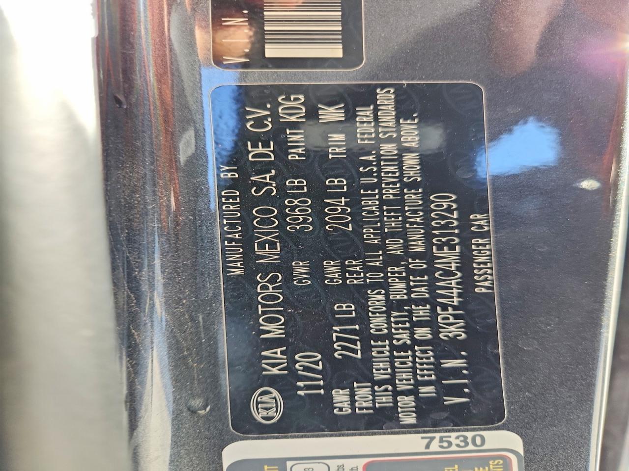 2021 KIA FORTE