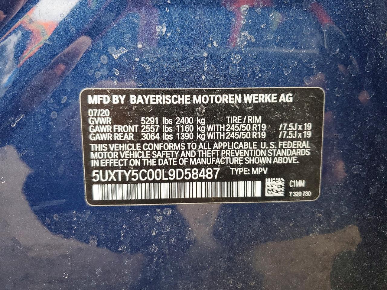 2020 BMW X3