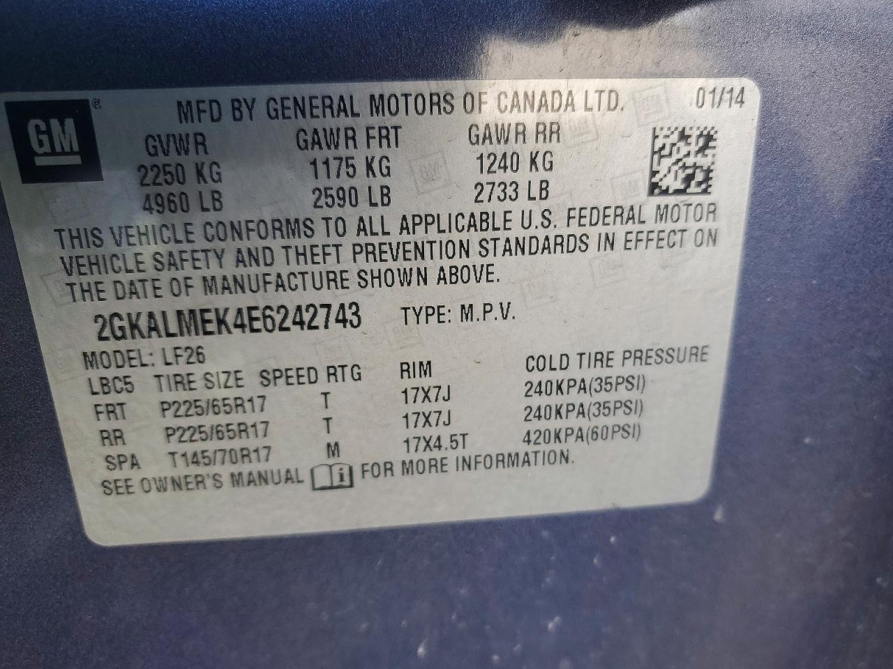 2014 GMC Terrain