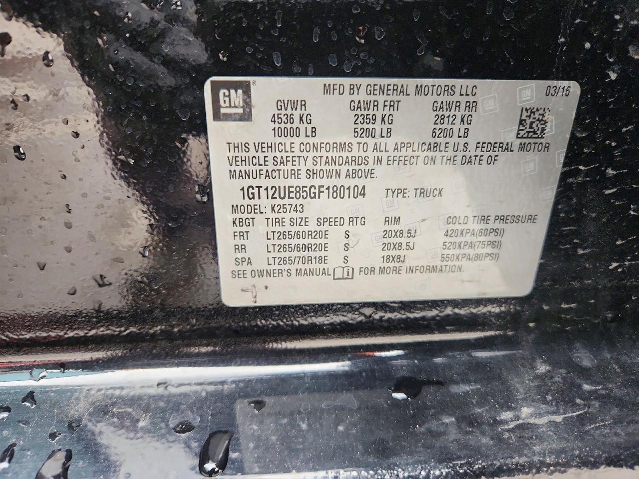 2016 GMC Sierra