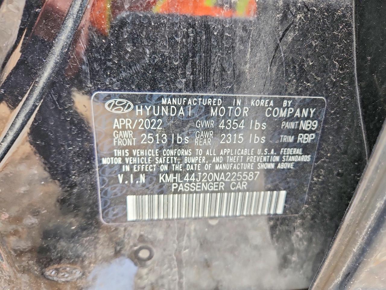2022 HYUNDAI SONATA