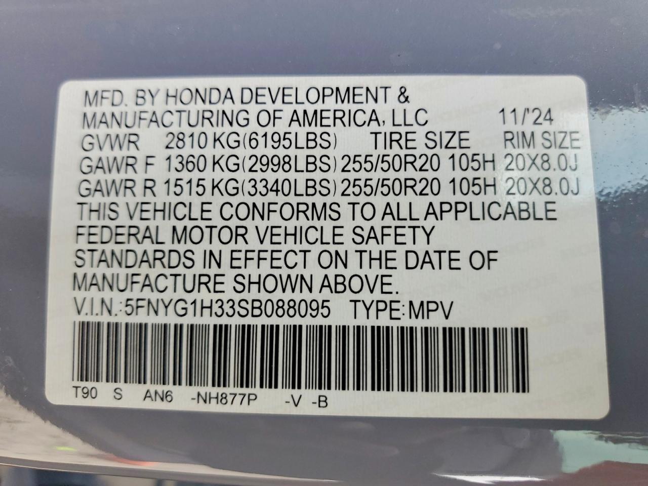 2025 HONDA PILOT
