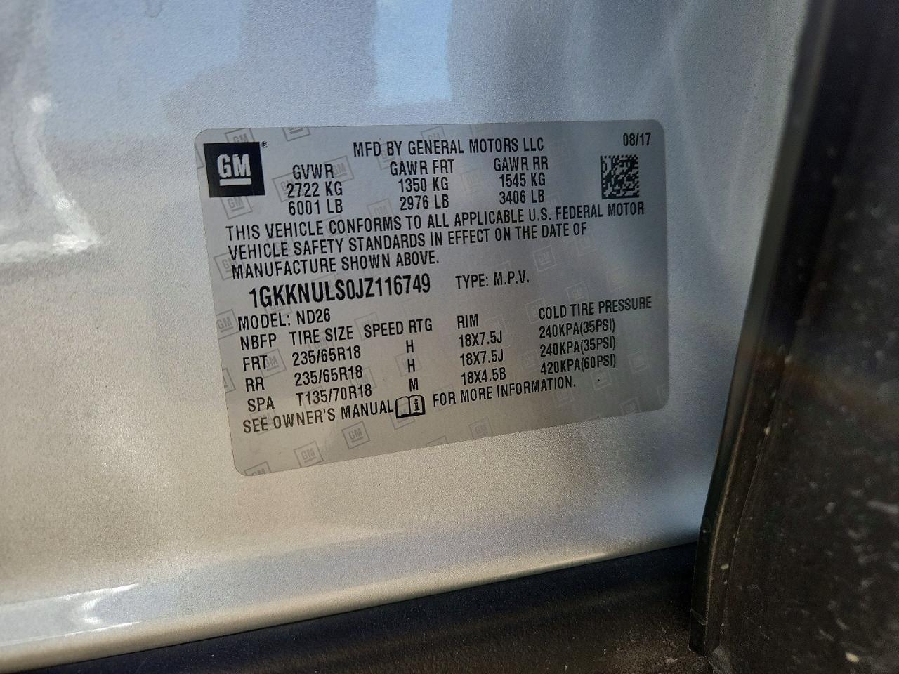 2018 GMC ACADIA