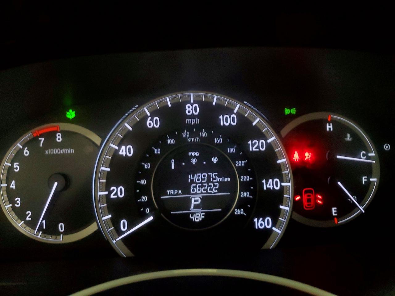 2016 HONDA ACCORD
