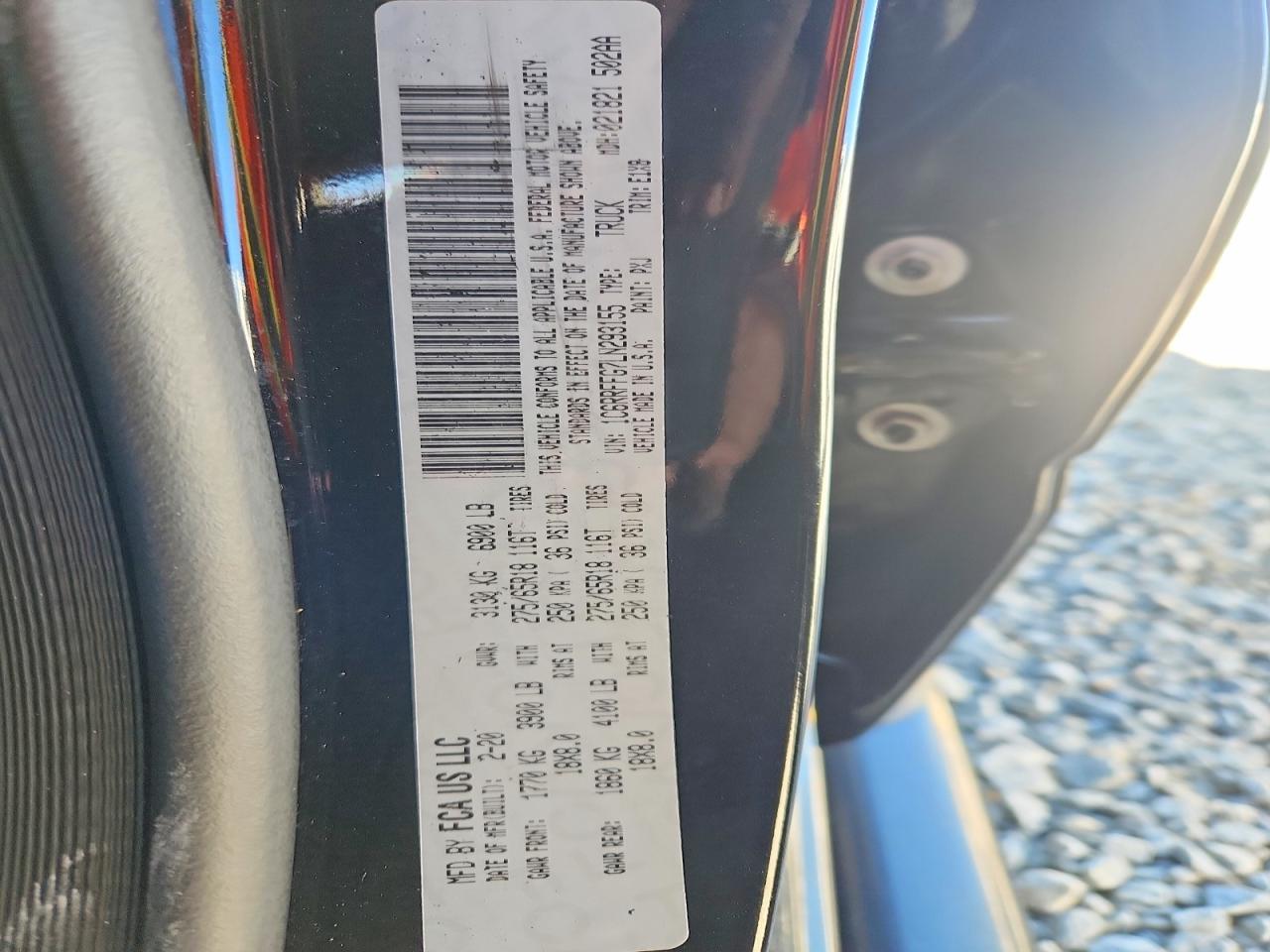 2020 RAM 1500
