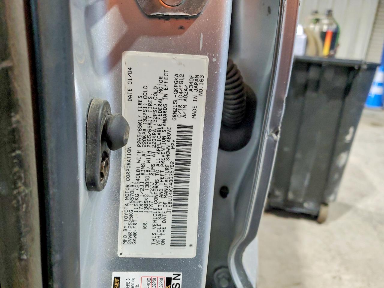 2004 TOYOTA 4Runner