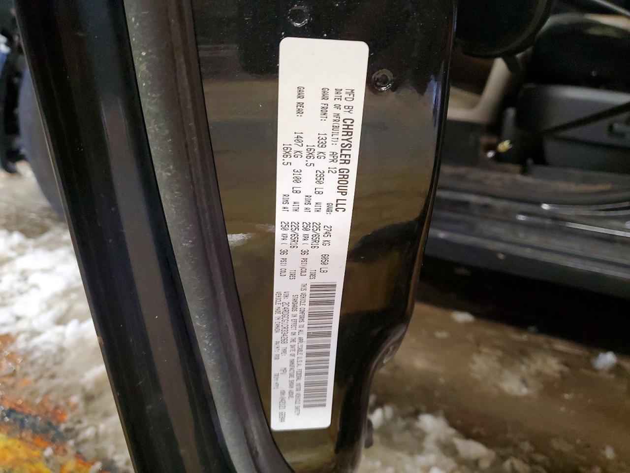 2012 DODGE GRAND CARAVAN