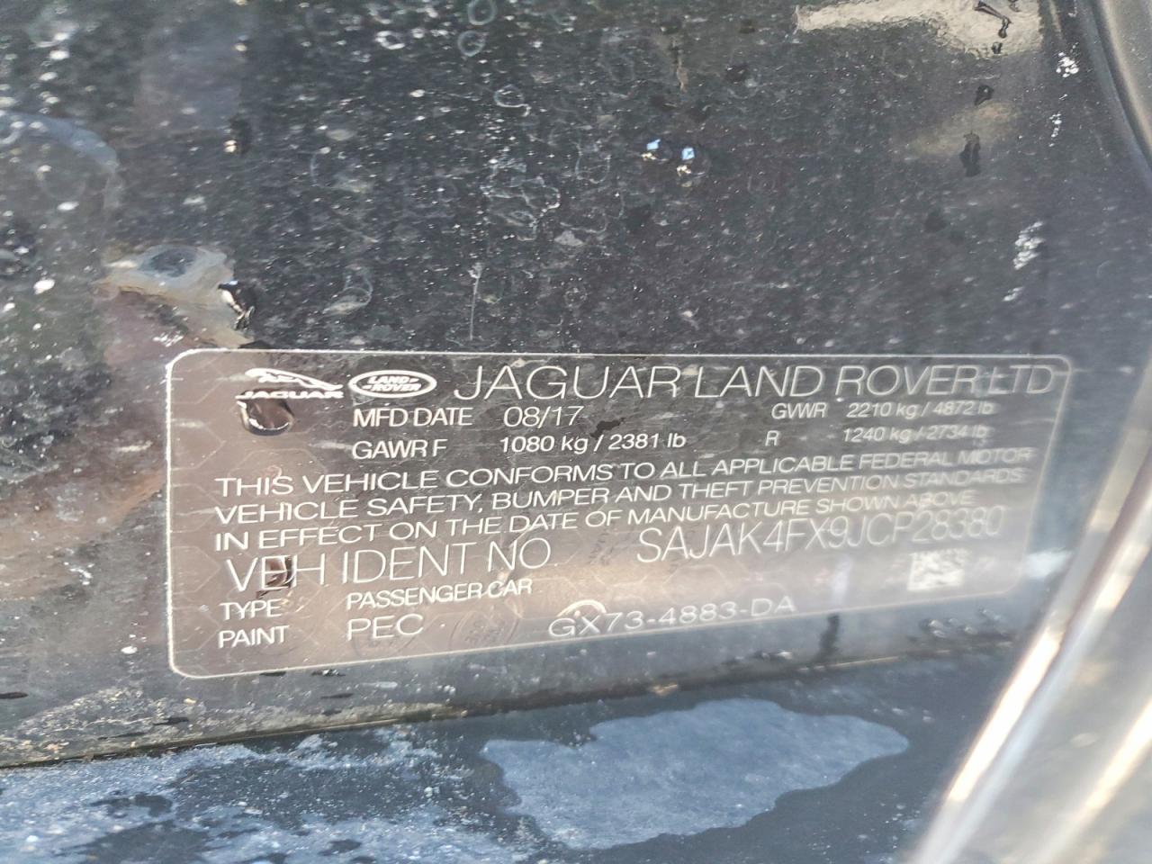2018 JAGUAR XE