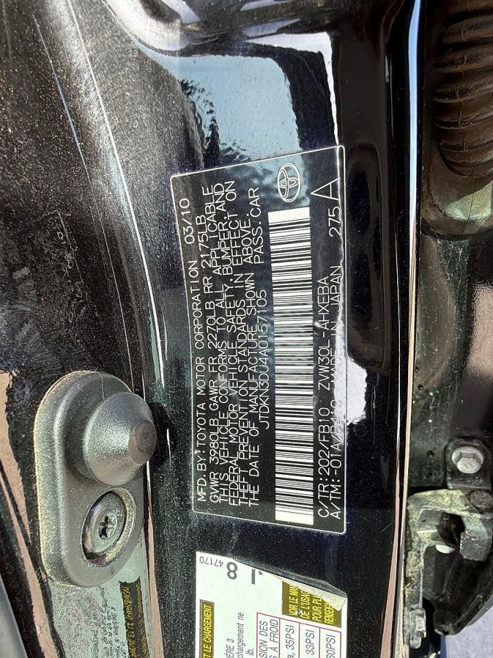 2010 TOYOTA PRIUS