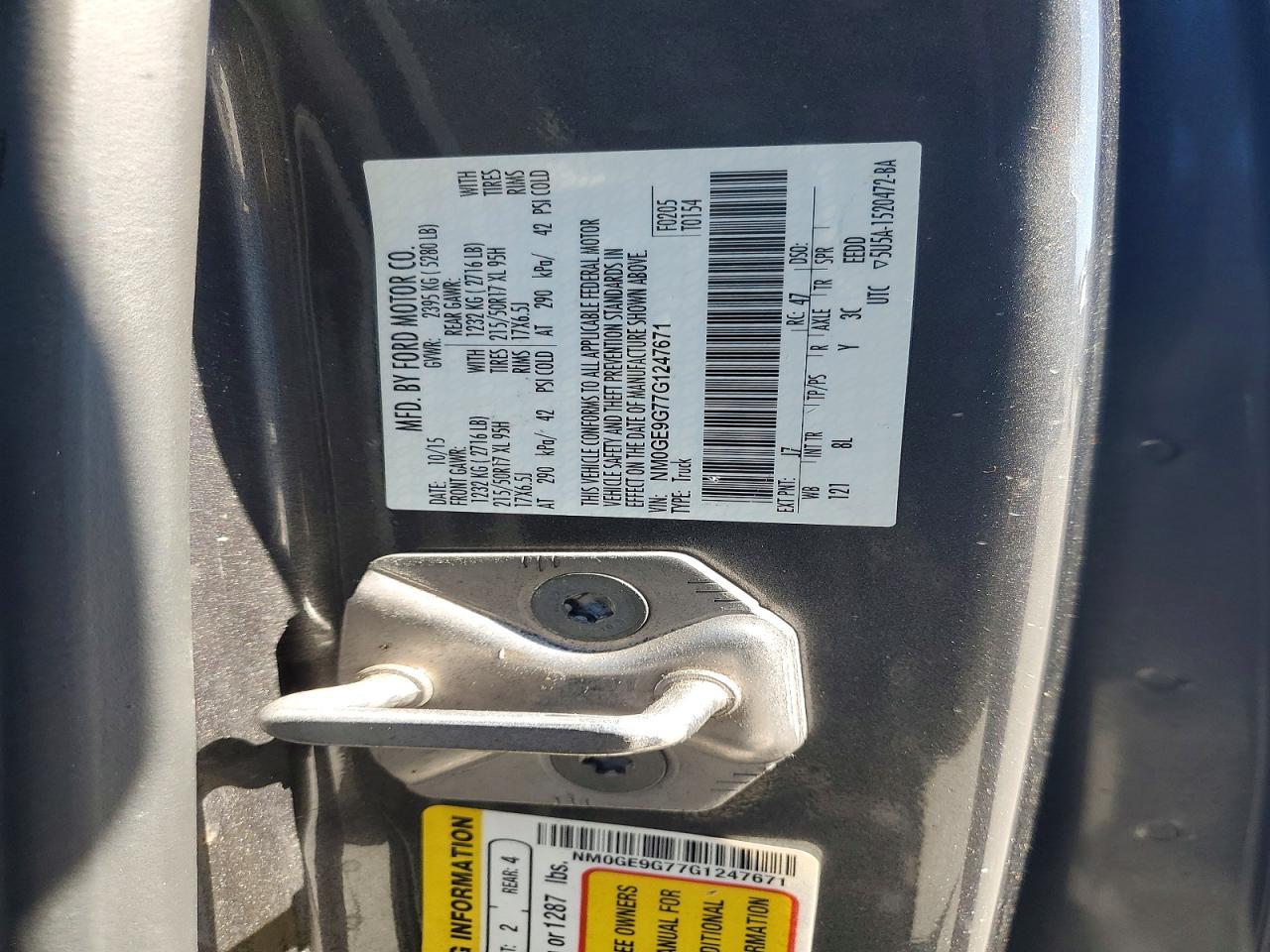 2016 FORD TRANSIT CONNECT