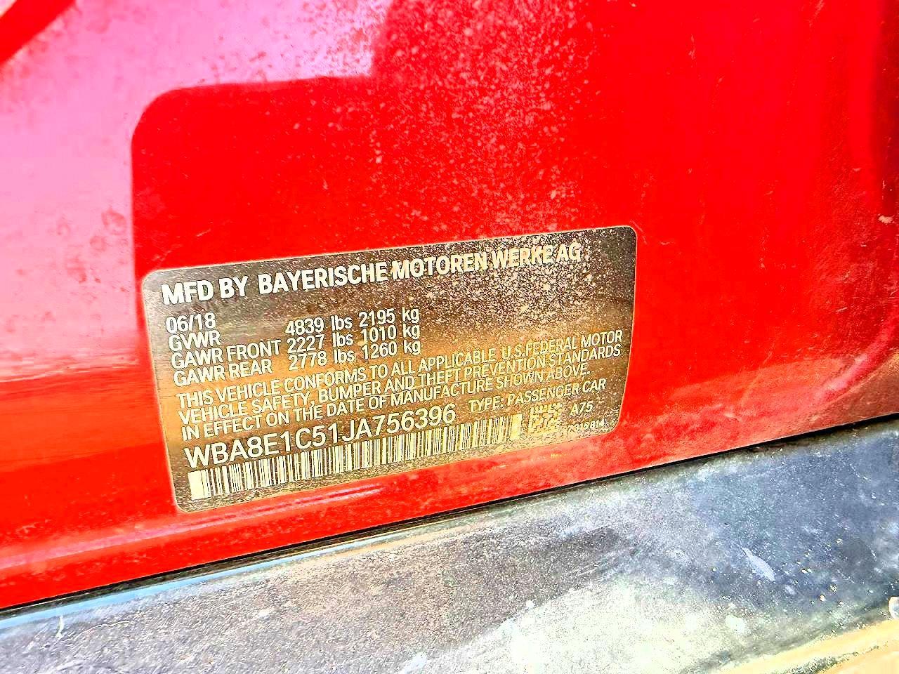 2018 BMW 3 SERIES
