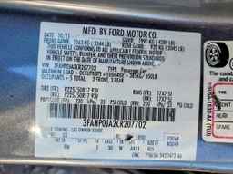 2012 FORD FUSION