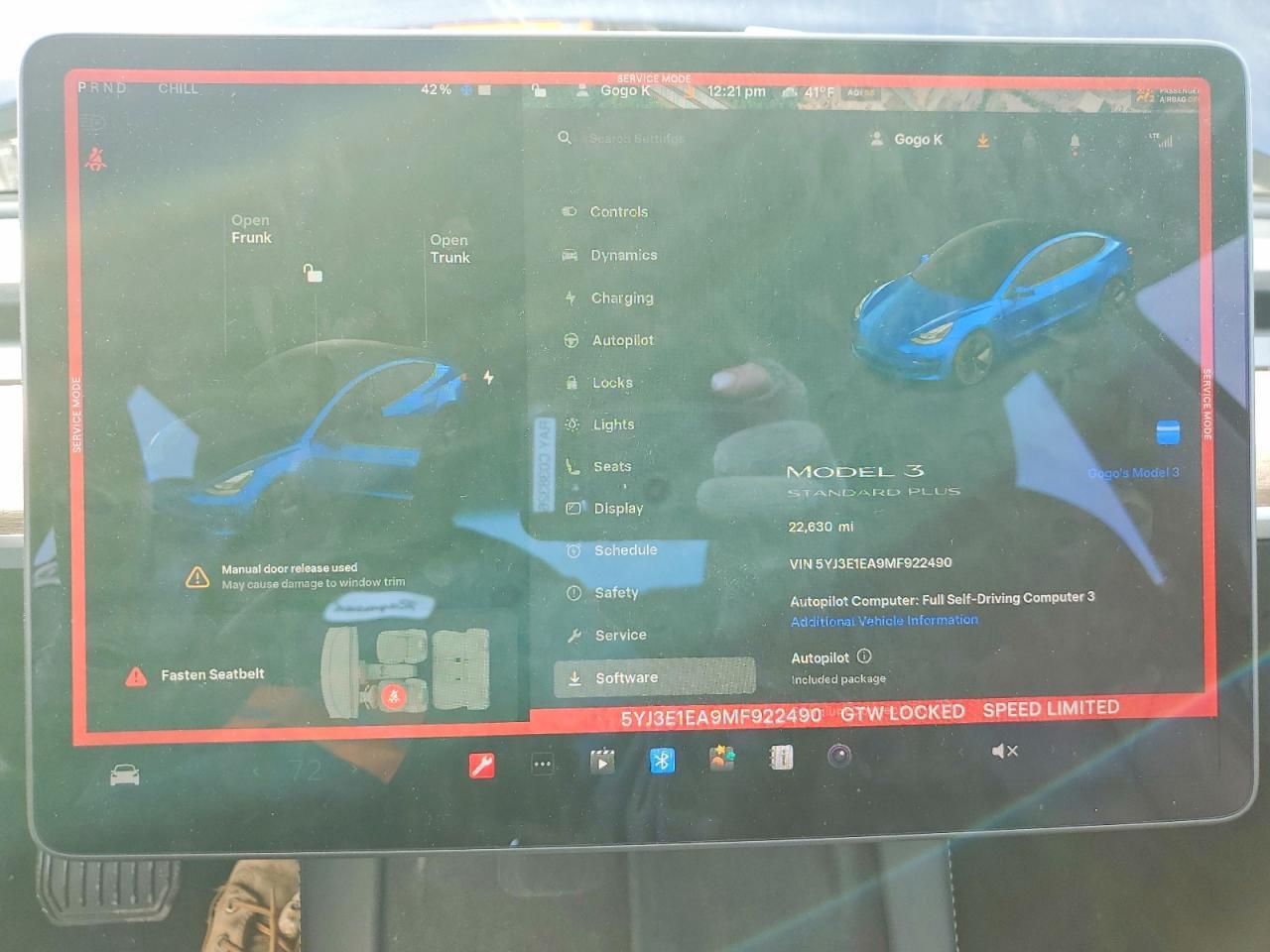 2021 TESLA MODEL 3