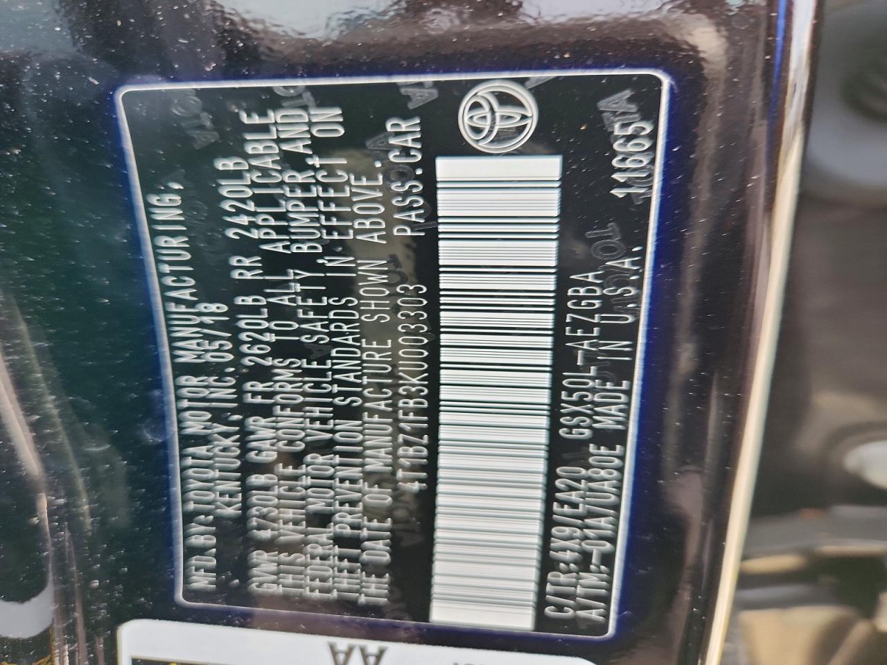 2019 TOYOTA Avalon