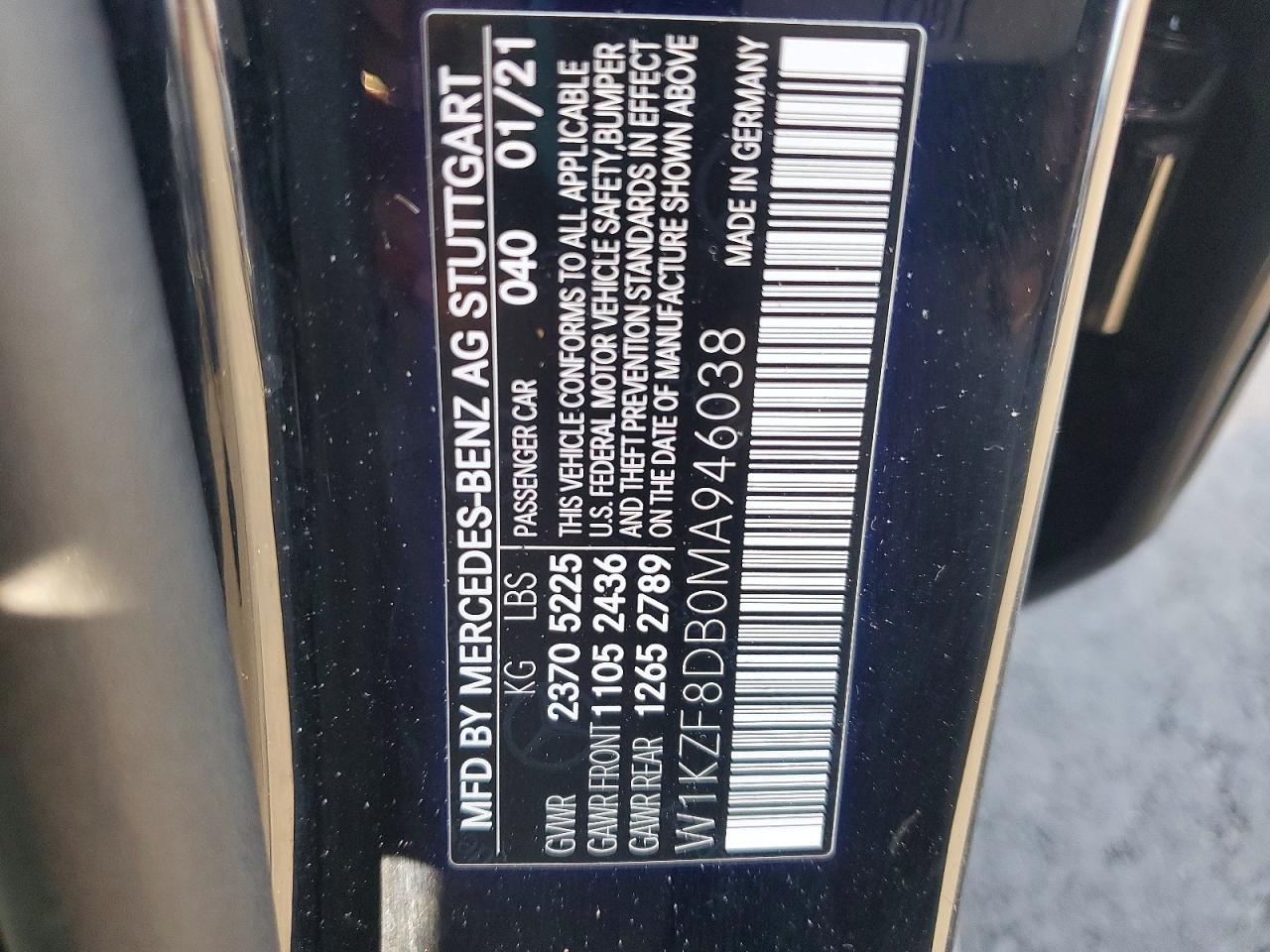 2021 MERCEDES-BENZ E-Class