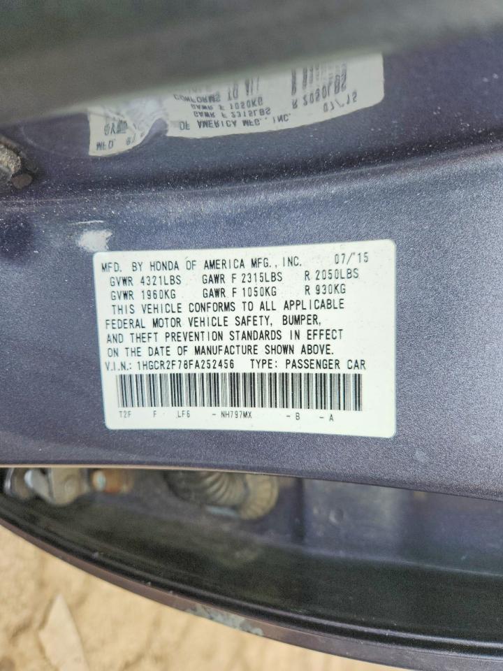 2015 HONDA ACCORD