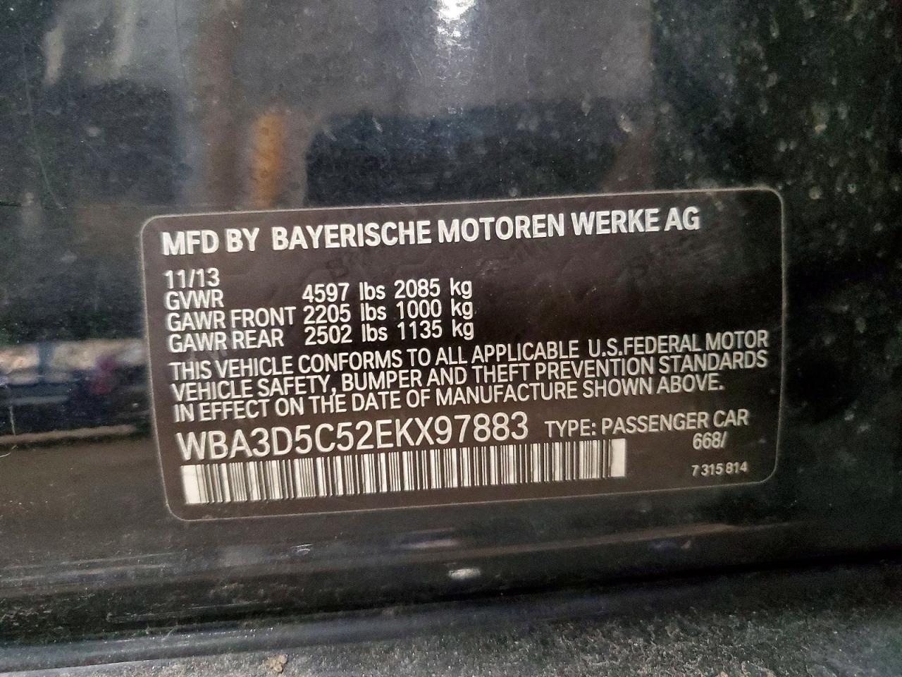 2014 BMW 3 SERIES