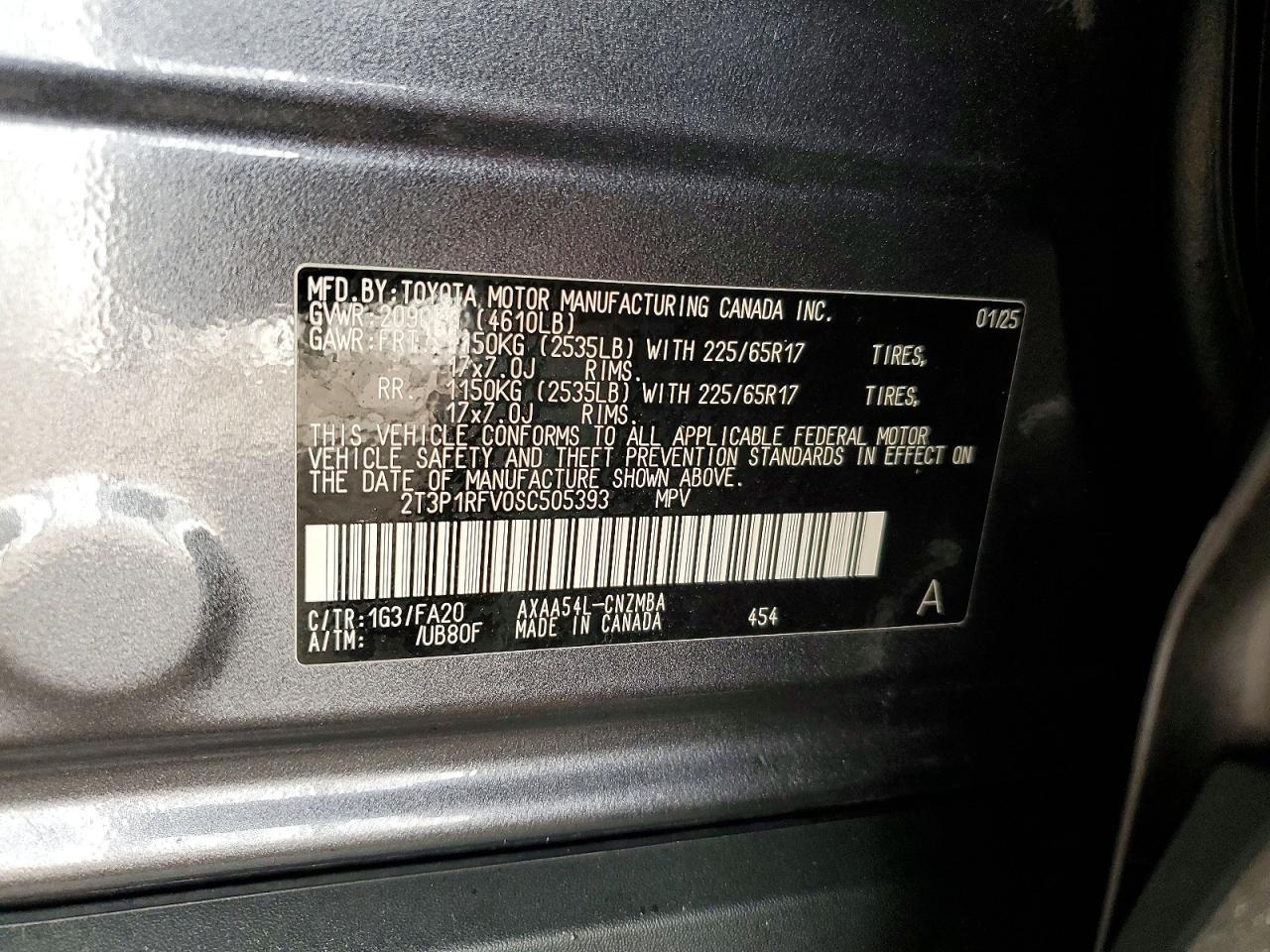 2025 TOYOTA RAV4