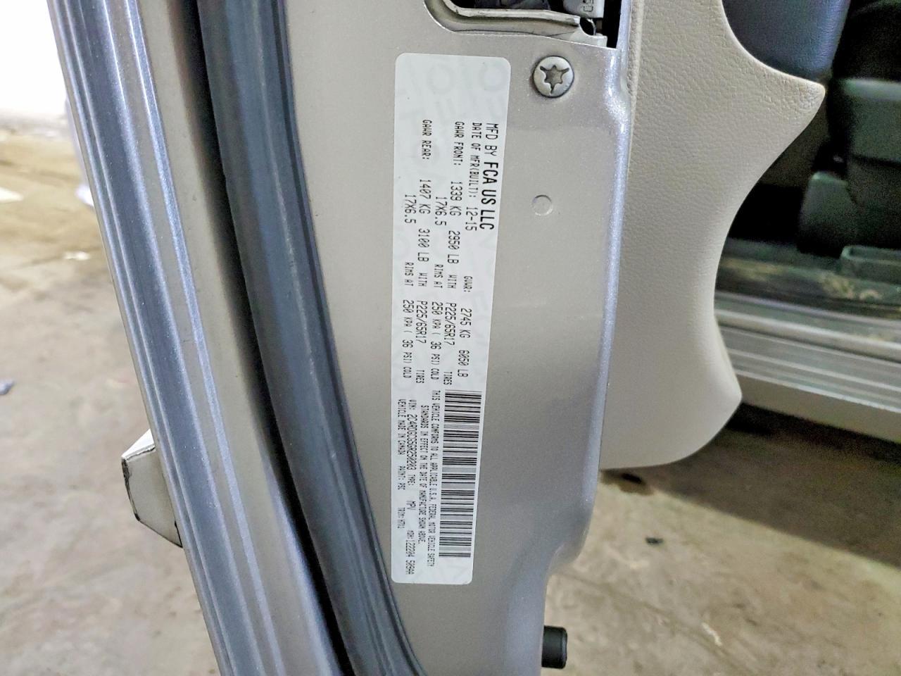 2016 DODGE GRAND CARAVAN