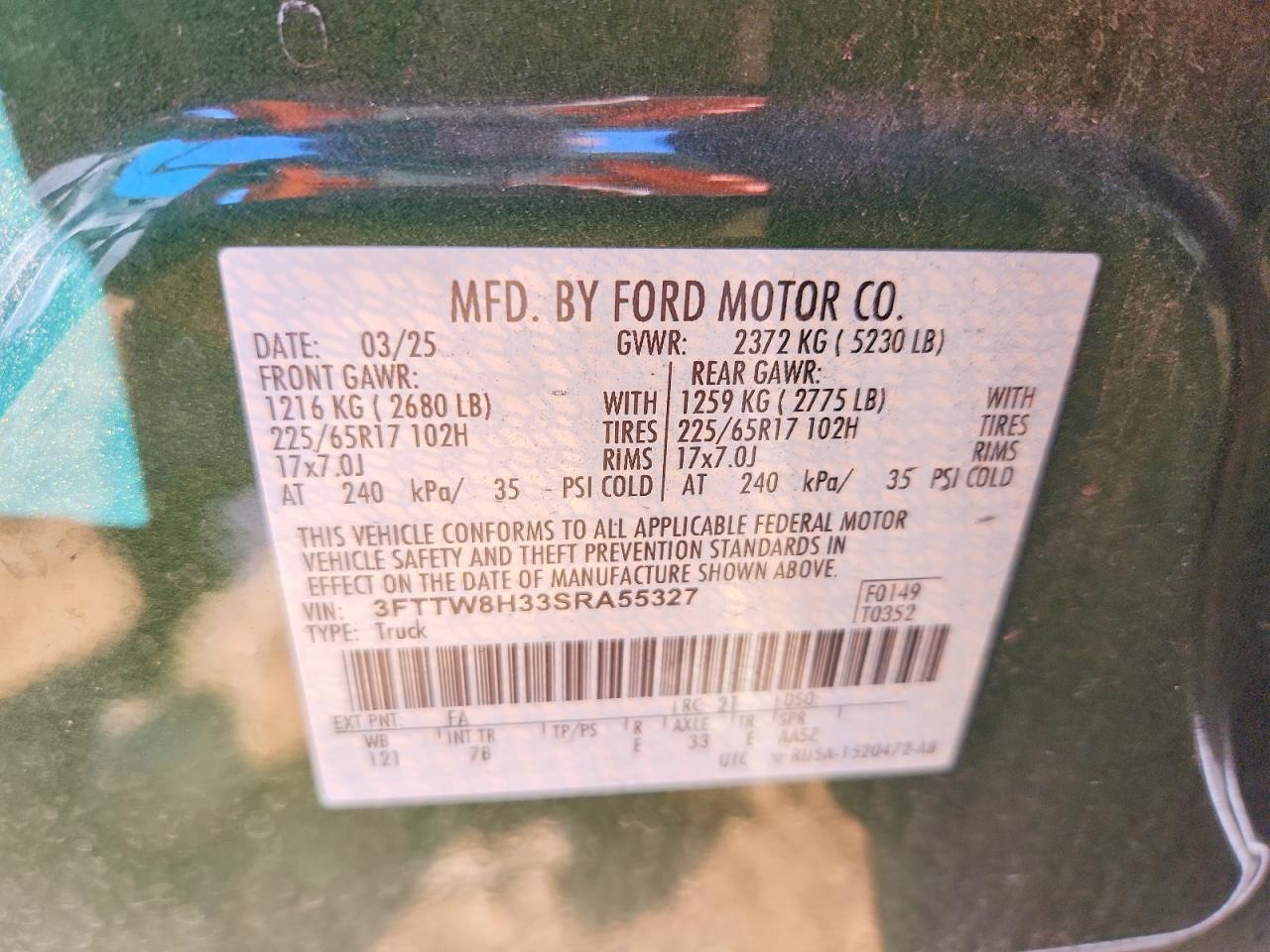 2025 FORD Maverick