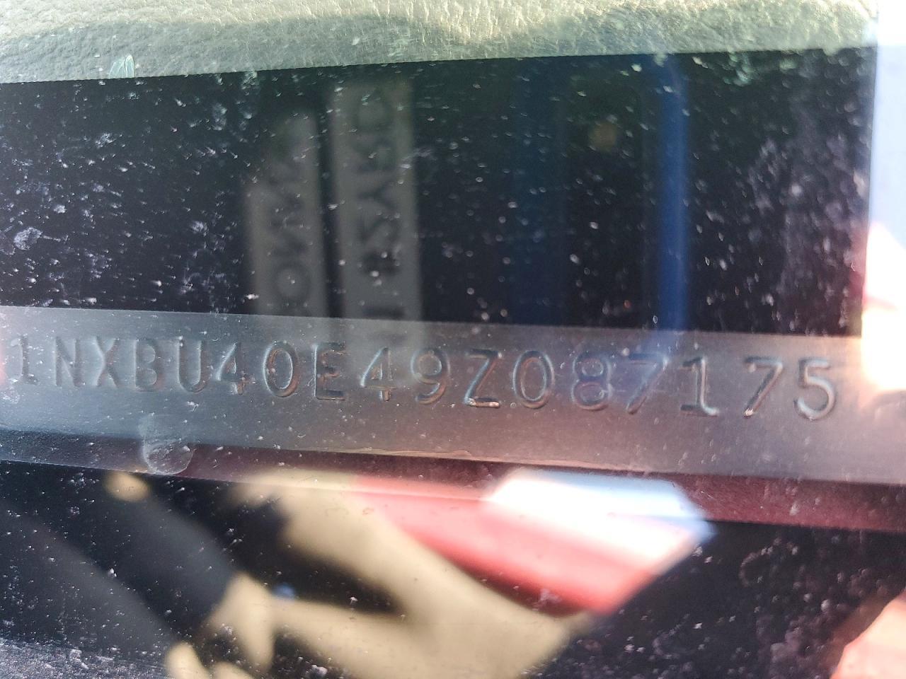 2009 TOYOTA COROLLA