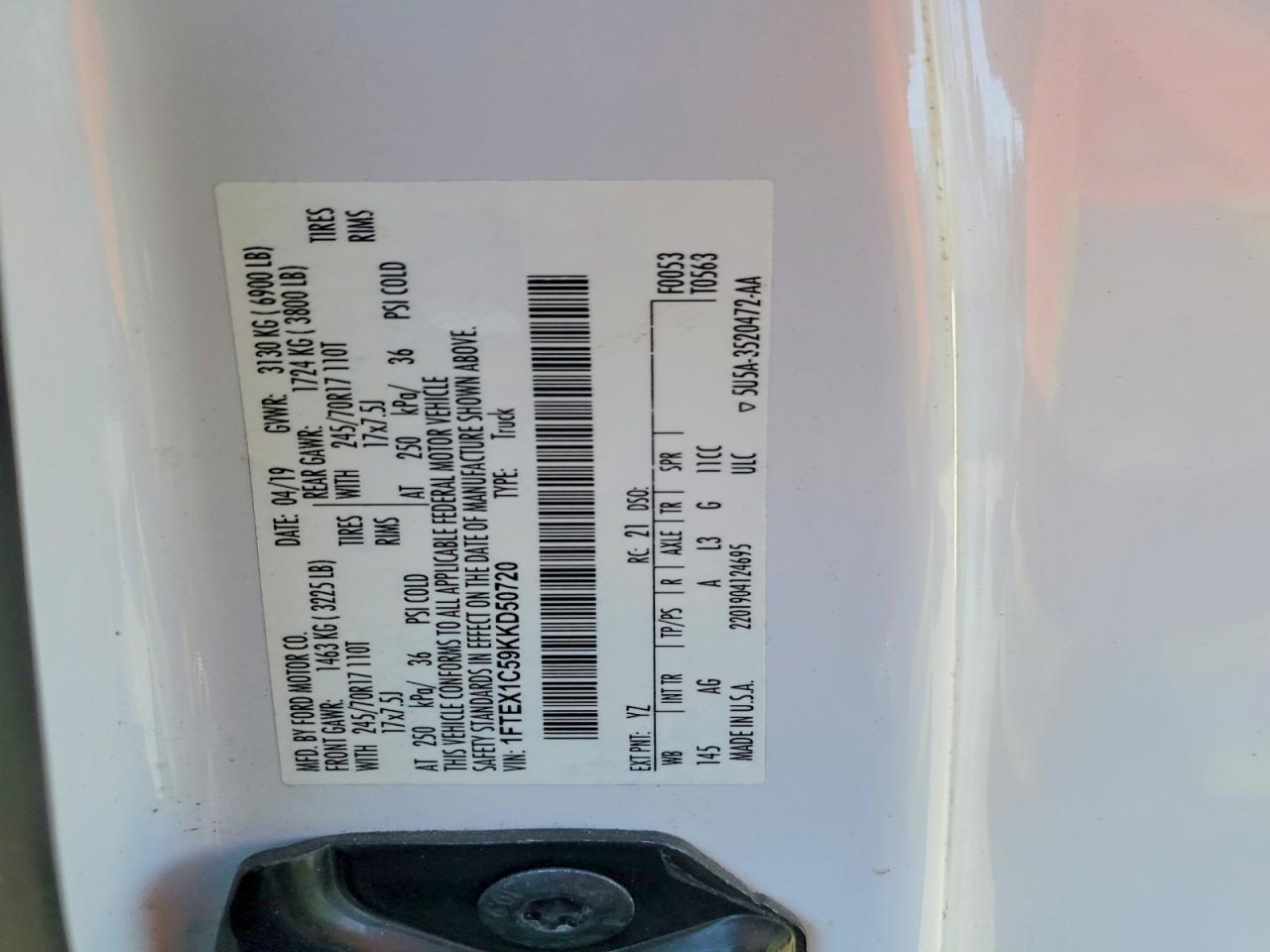 2019 FORD F-150