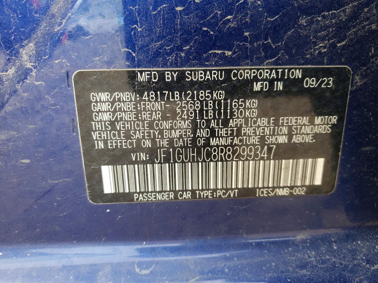 2024 SUBARU IMPREZA
