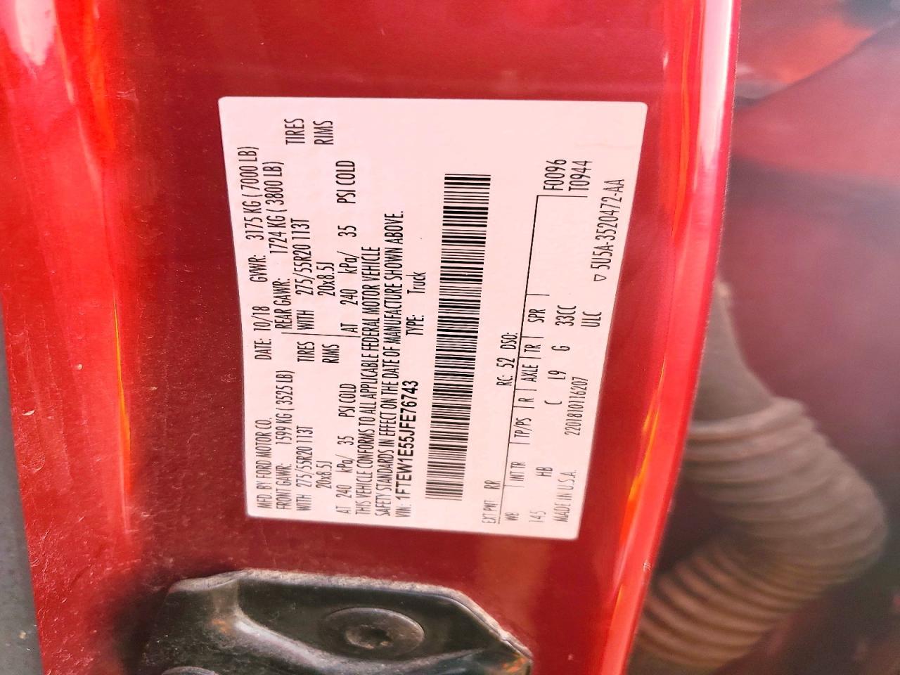 2018 FORD F-150
