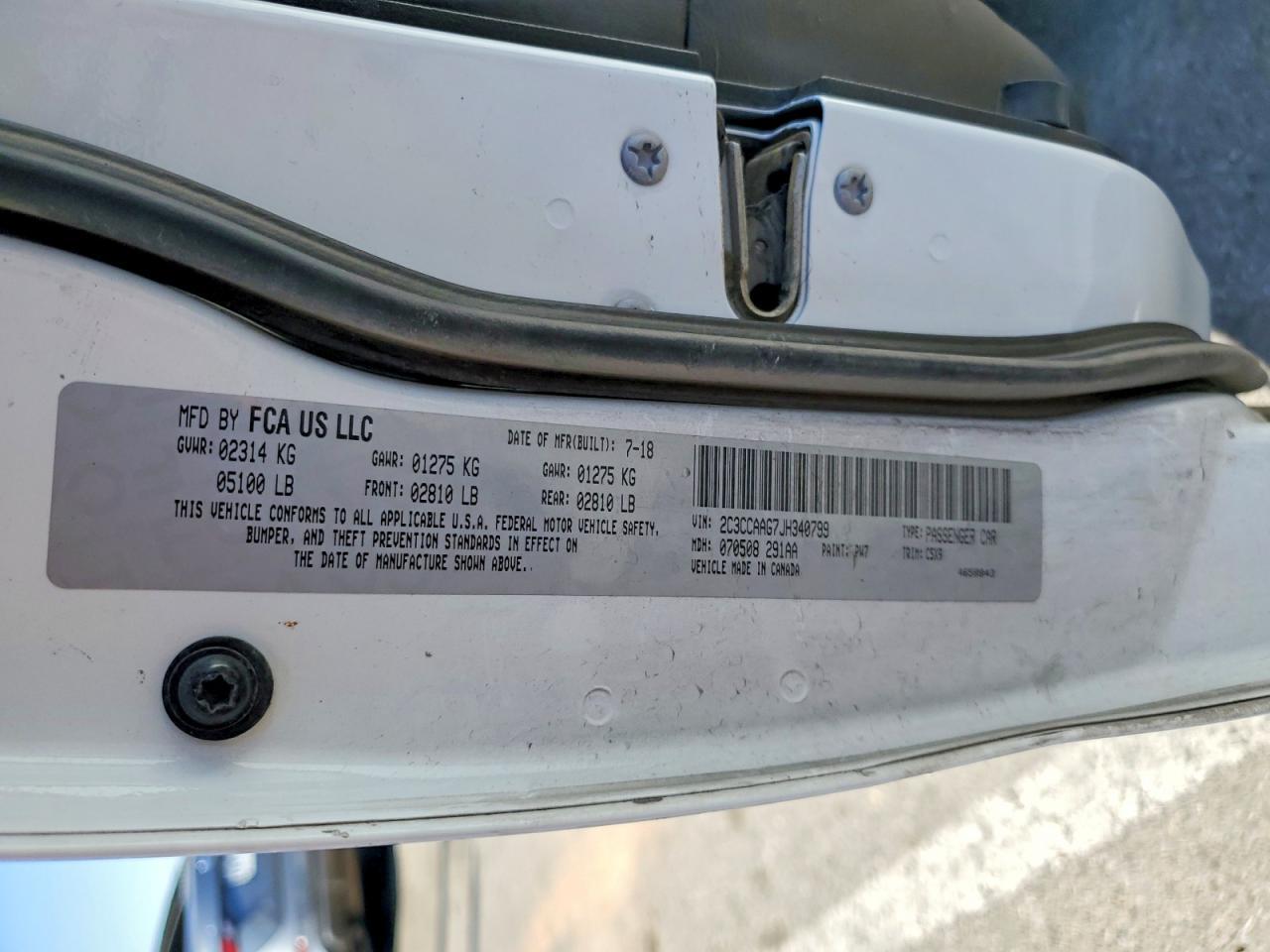 2018 CHRYSLER 300