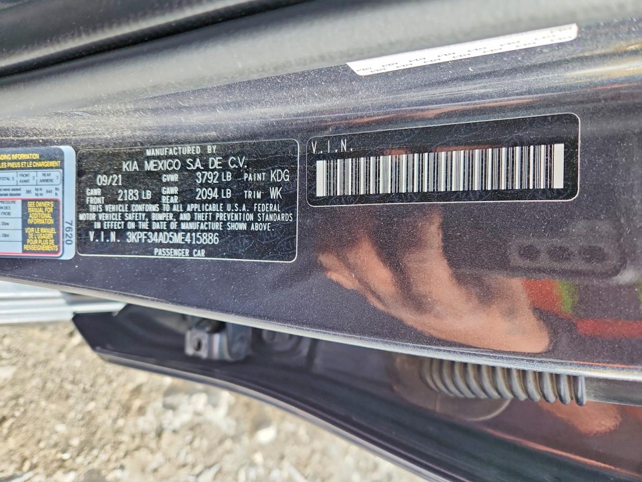 2021 KIA FORTE