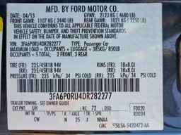 2013 FORD FUSION