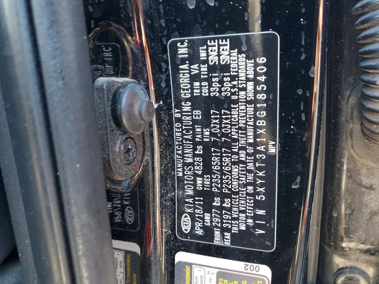 2011 KIA SORENTO