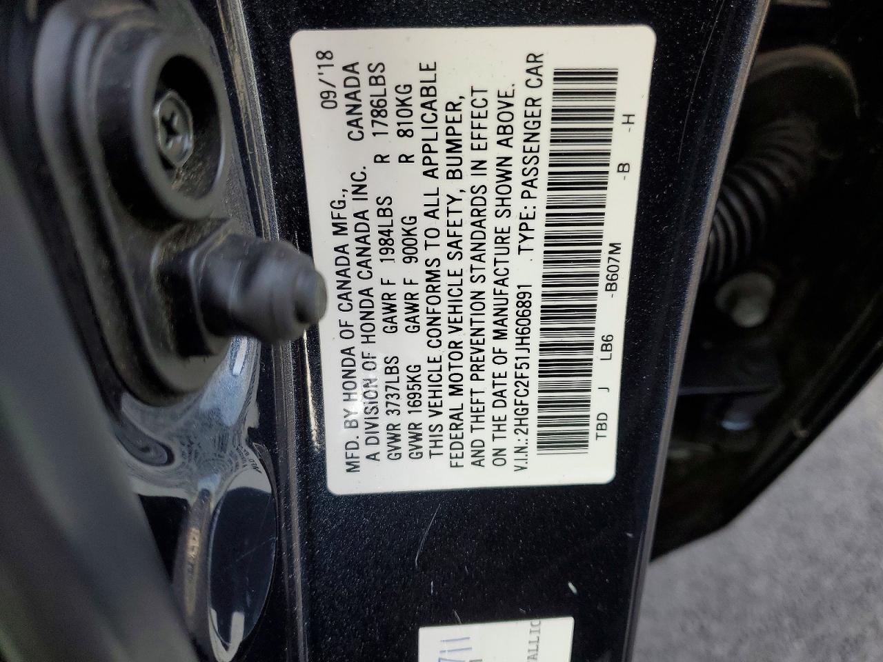 2018 HONDA CIVIC