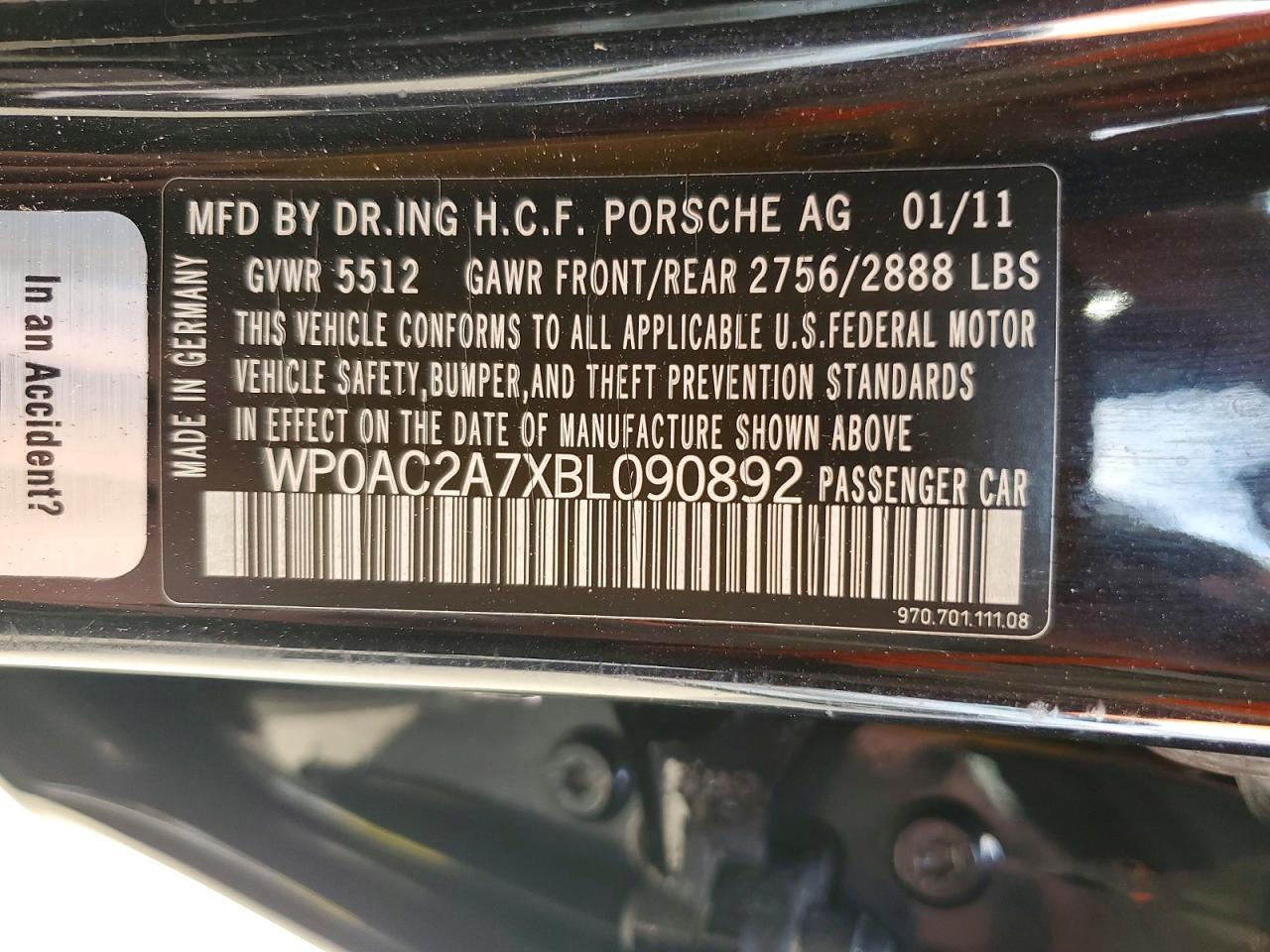 2011 PORSCHE Panamera