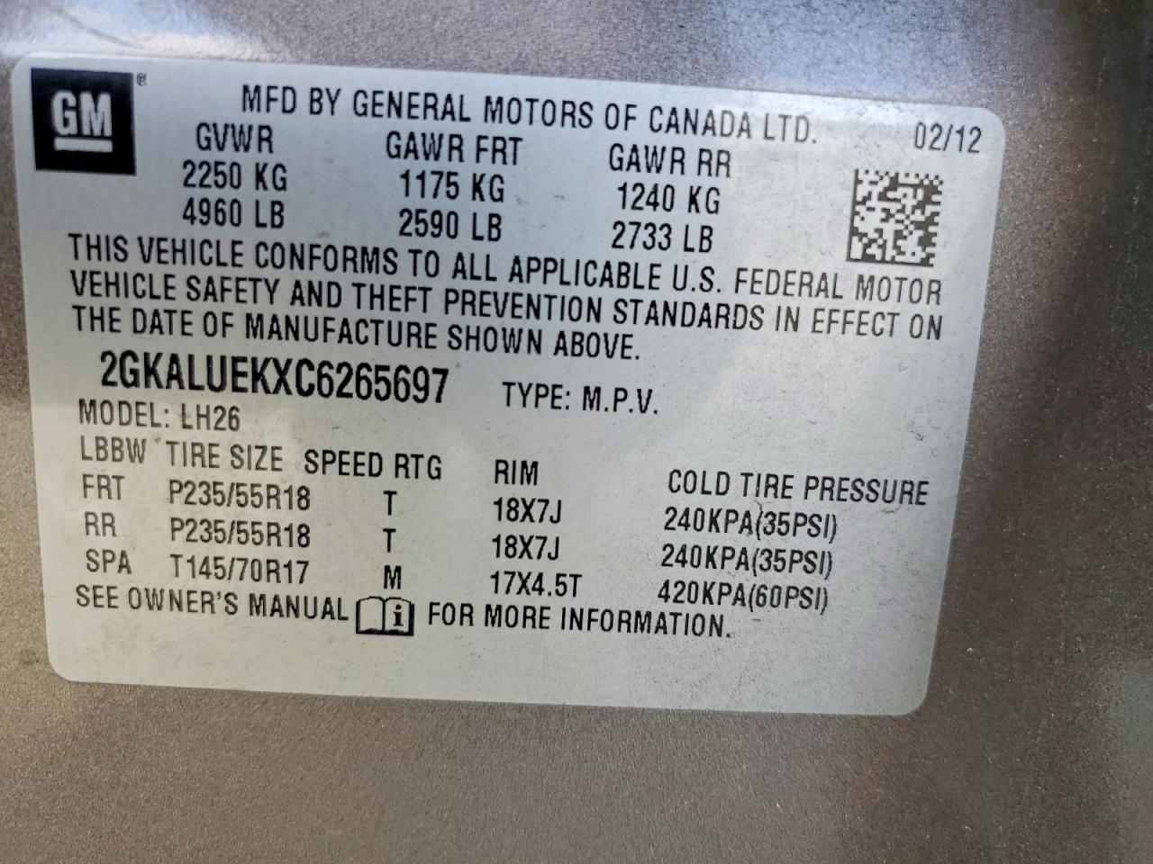 2012 GMC Terrain
