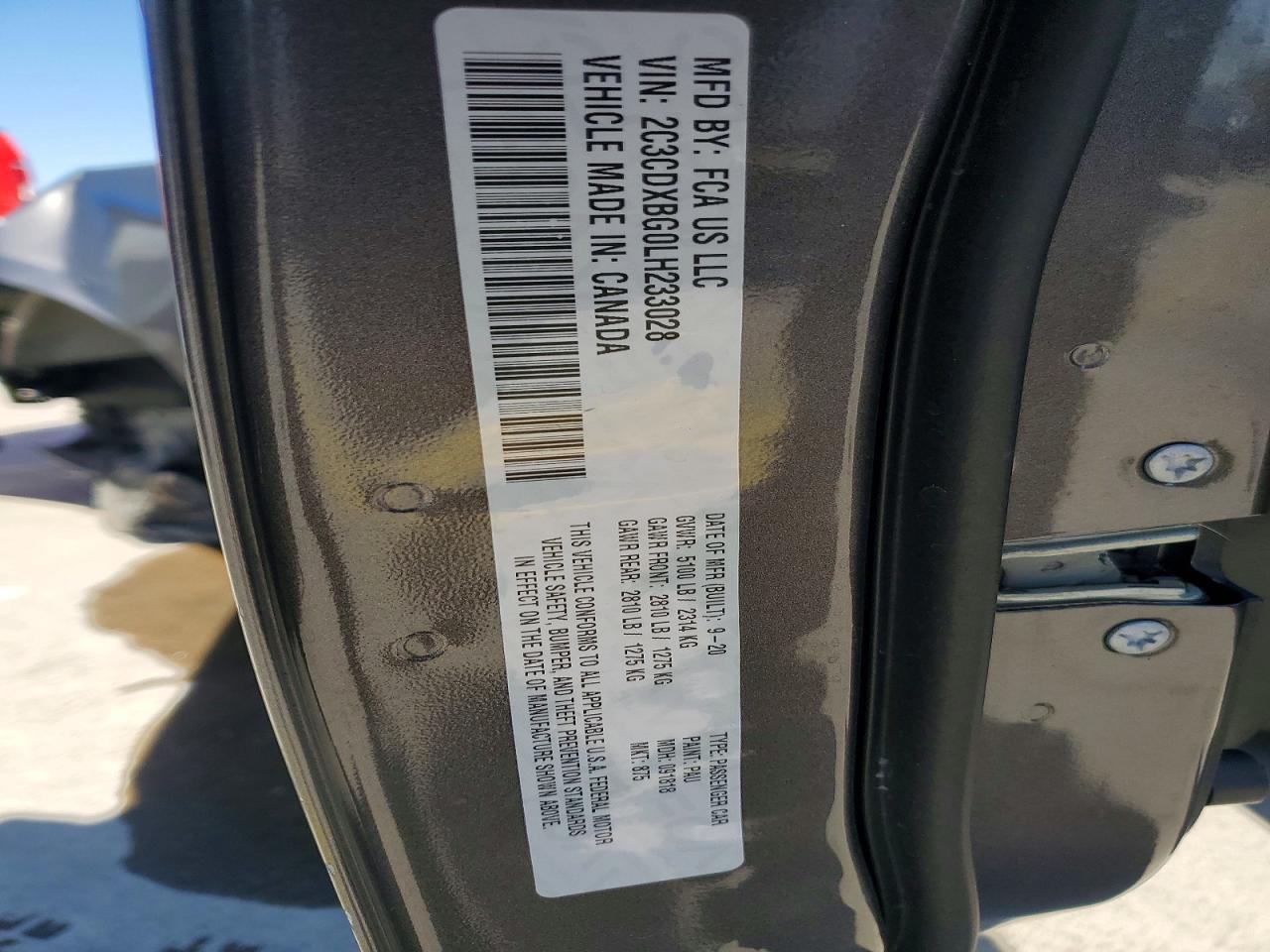 2020 DODGE CHARGER
