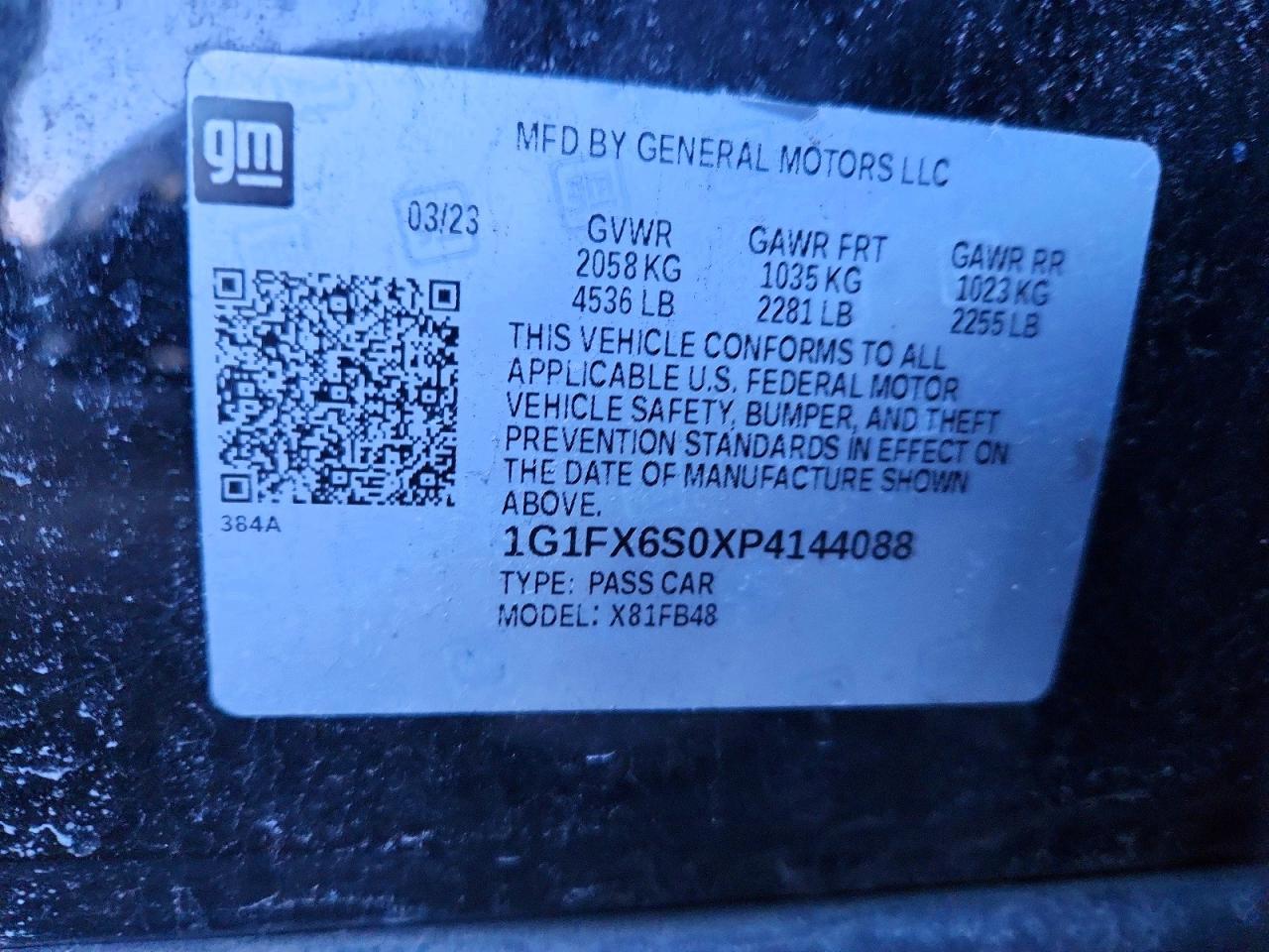 2023 CHEVROLET Bolt EV