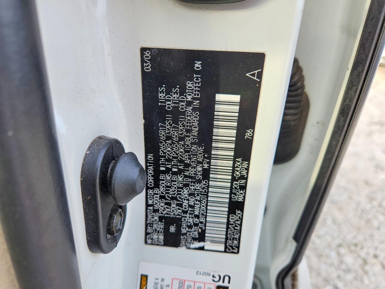 2006 LEXUS Gx 470