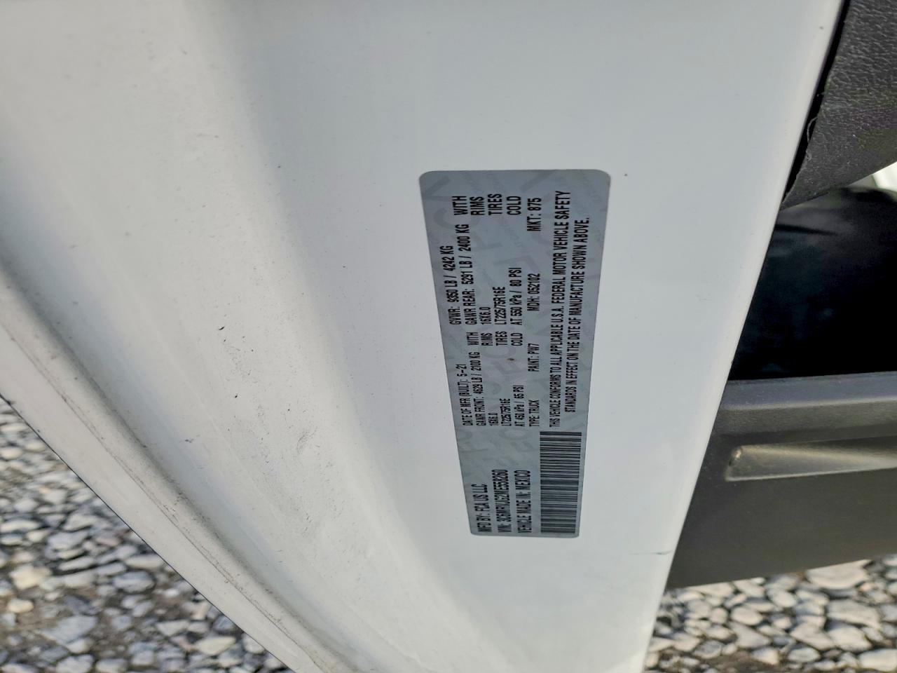 2021 RAM ProMaster 3500