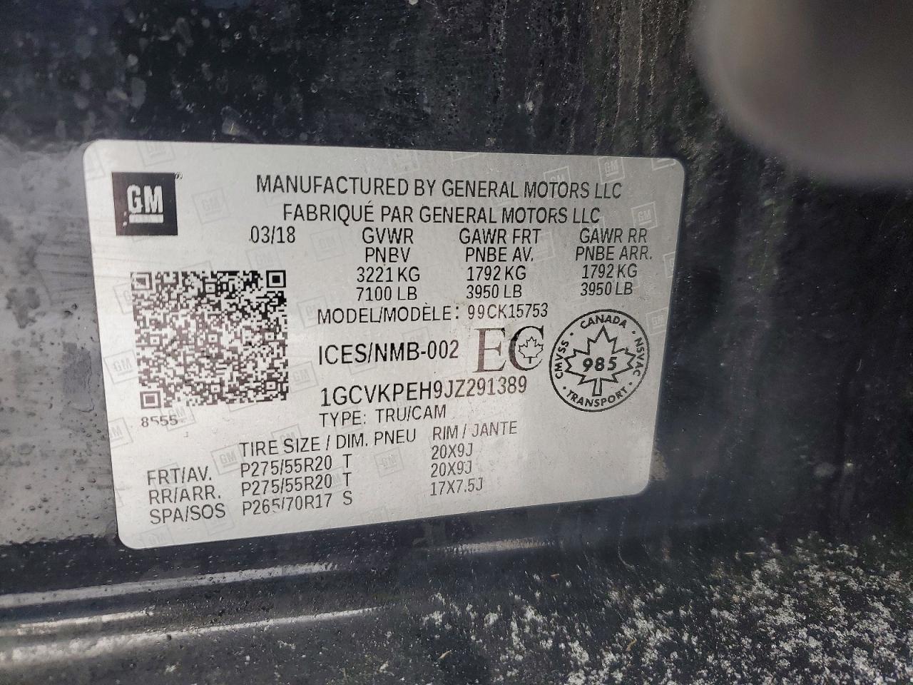 2018 CHEVROLET Silverado